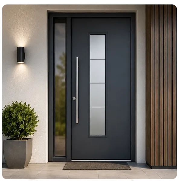 Porte d’entrée sur mesure